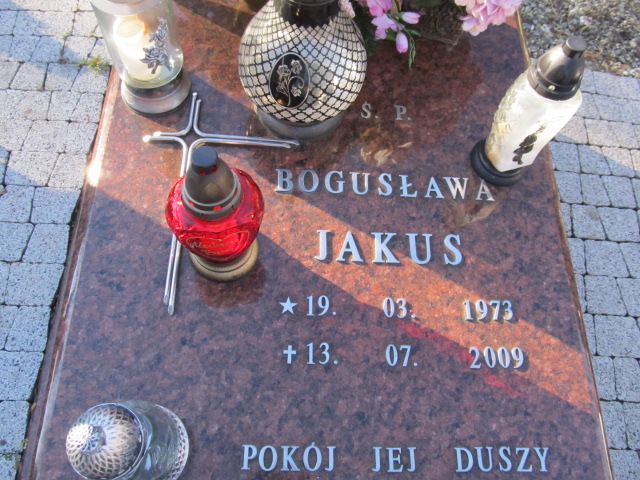 Bogusława Jakus 1973 Paczków - Grobonet - Wyszukiwarka osób pochowanych