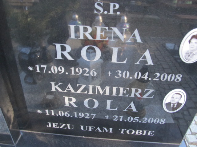 Irena Rola 1926 Paczków - Grobonet - Wyszukiwarka osób pochowanych