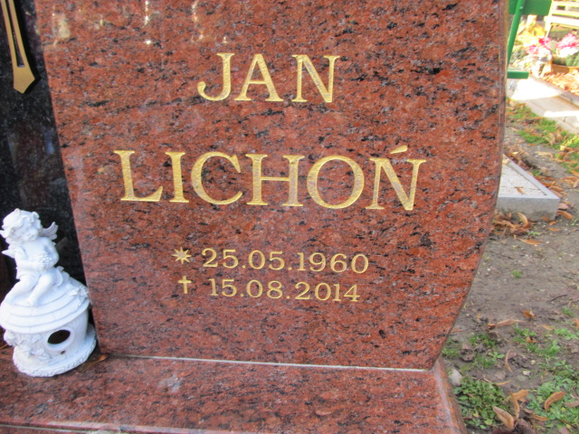 Jan Lichoń 1960 Paczków - Grobonet - Wyszukiwarka osób pochowanych
