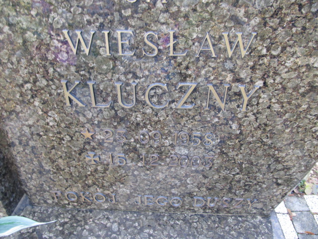 Wiesław Kluczny 1958 Paczków - Grobonet - Wyszukiwarka osób pochowanych