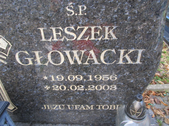 Leszek Głowacki 1956 Paczków - Grobonet - Wyszukiwarka osób pochowanych