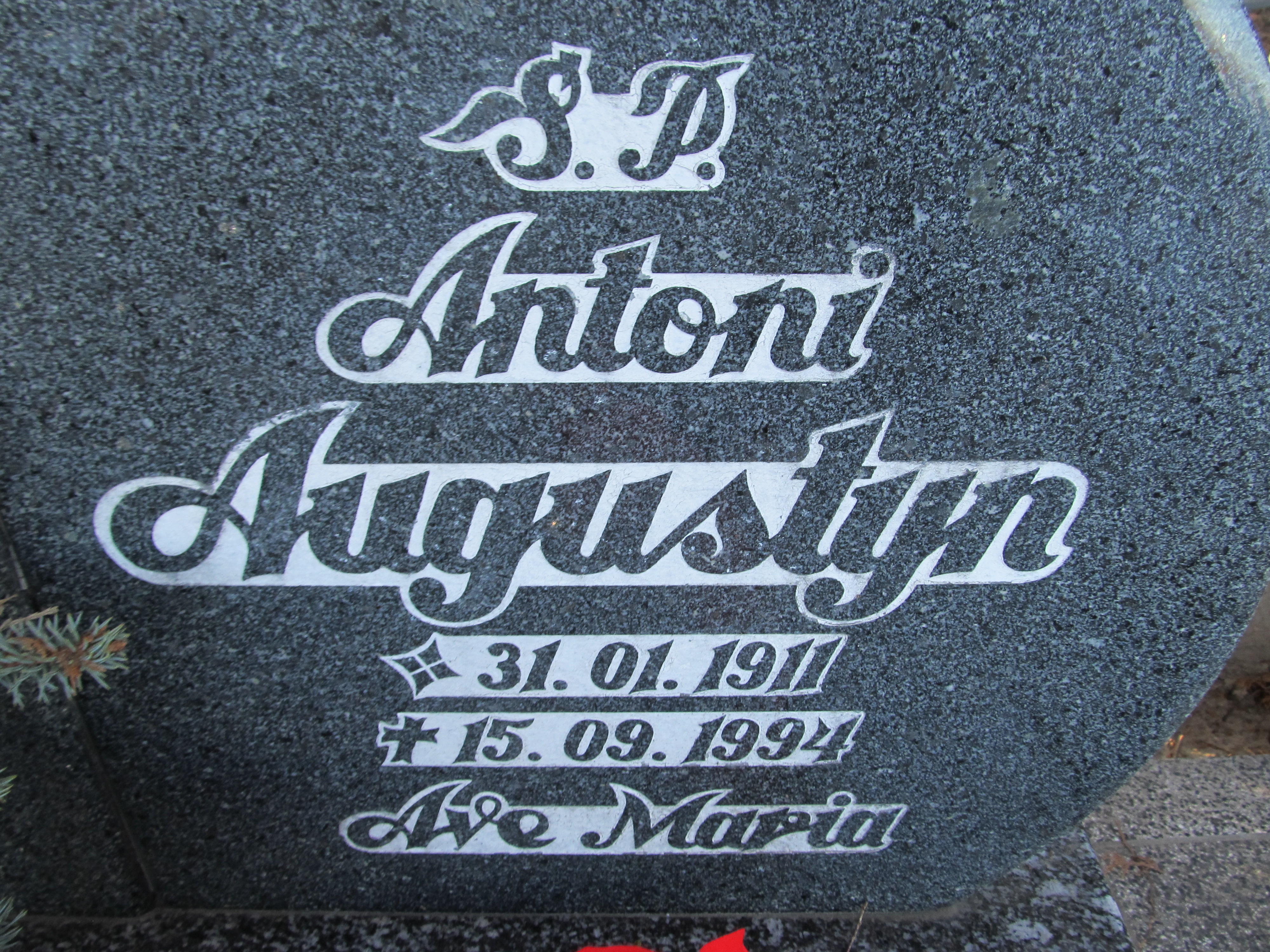 Antoni Augustyn 1911 Paczków - Grobonet - Wyszukiwarka osób pochowanych