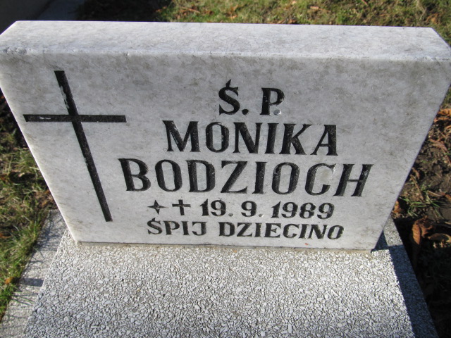 Monika Bodzioch 1989 Paczków - Grobonet - Wyszukiwarka osób pochowanych