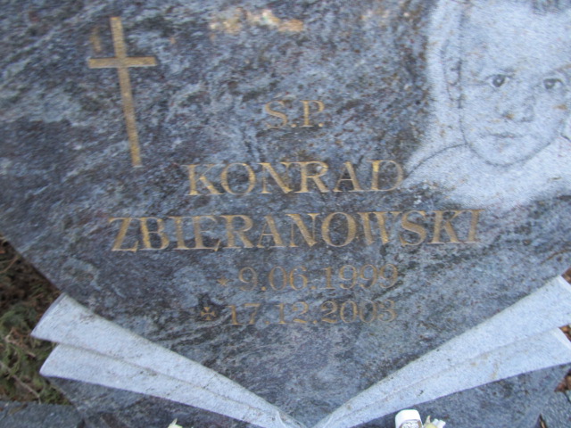 Konrad Zbieranowski 1999 Paczków - Grobonet - Wyszukiwarka osób pochowanych