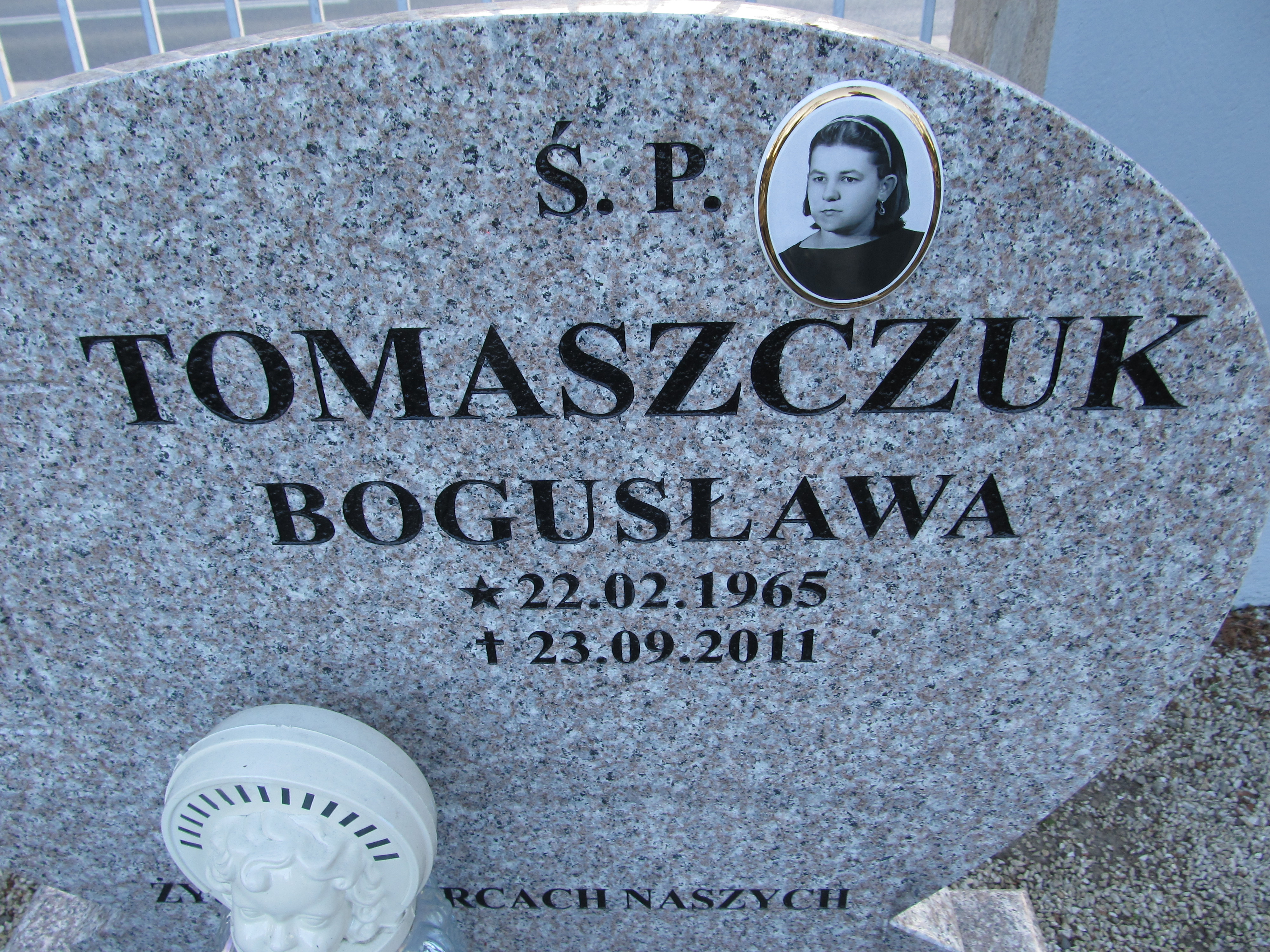 Bogusława Tomaszczuk 1965 Paczków - Grobonet - Wyszukiwarka osób pochowanych